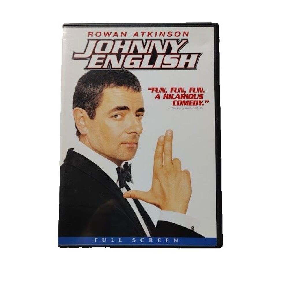Johnny English DVD Movie PG Comedy 2004 Rowan Atkinson Natalie Imbruglia